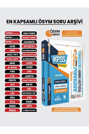 Kpss türkçenin Kara Kutusu Karma Paragraf 2 Konu Özetli Dijital Çözümlü Çıkmış Soru Bankası