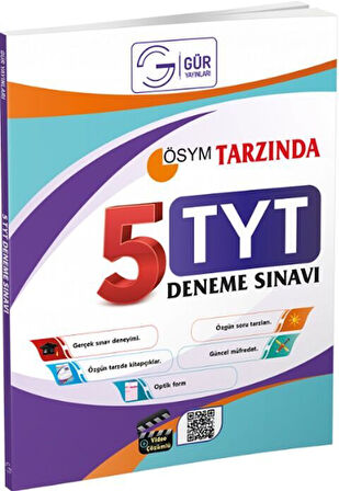 Gür Yayınları TYT Tüm Dersler 5 Deneme