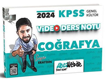 HocaWebde Yayınları 2024 KPSS Coğrafya Video Ders Notları