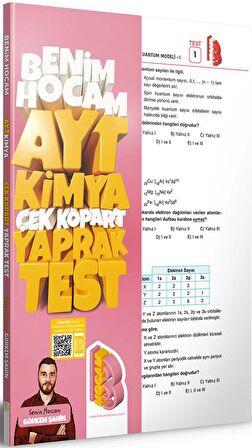 2023 AYT Kimya Çek Kopar Yaprak Test