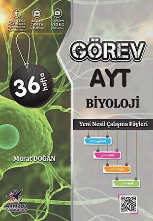 Armada Görev AYT Biyoloji Yeni Nesil Çalışma Föyleri