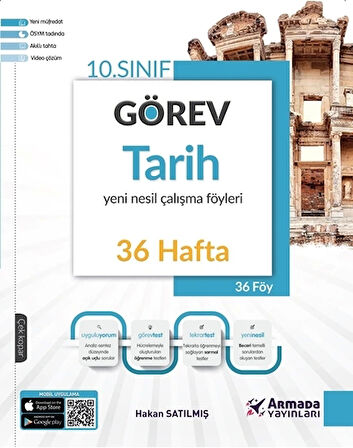 Armada 10. Sınıf Görev Tarih Yeni Nesil Çalışma Föyleri 36 Hafta Yeni