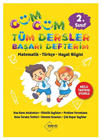 Güm Güm 2.Sınıf Tüm Dersler Konu Soru Test Başarı Defteri