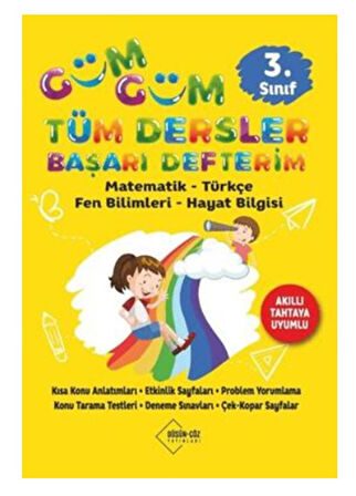 Güm Güm 3.Sınıf Tüm Dersler Konu Soru Test Başarı Defteri