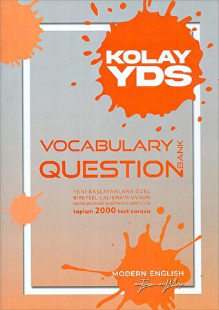 Kolay YDS Vocabulary Question Bank