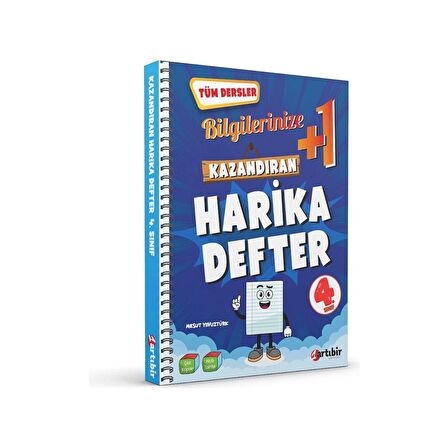 Artıbir Yayınları 4 Sınıf Tüm Dersler Harika Defter (Etkinlikli Sorular ve Yeni Nesil Sorular)