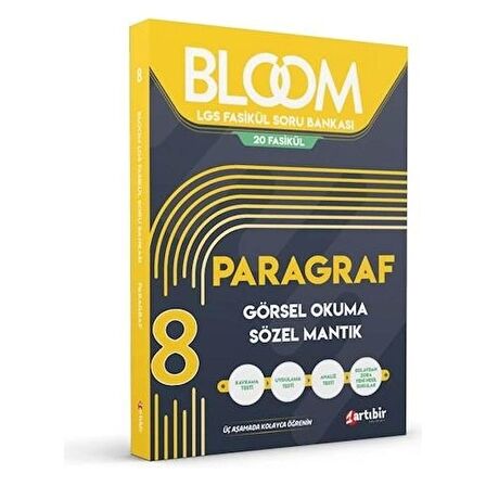 Artıbir Yayınları Paragraf Görsel Okuma Sözel Mantık LGS Fasikül Soru Bankası