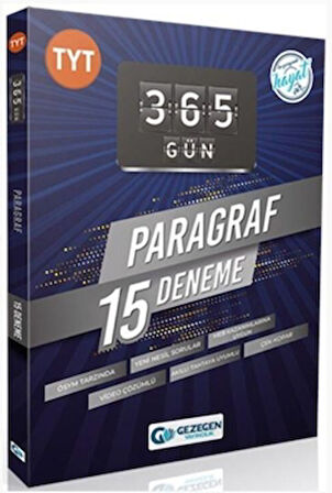 TYT Paragraf 365 Gün 15 Deneme