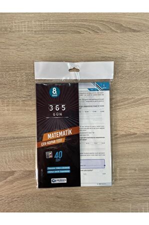 8.Sınıf 365 Gün Matematik 40 Yaprak Test