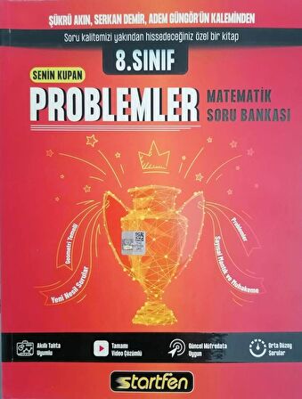 8. Sınıf Senin Kupan Problemler Matematik Soru Bankası