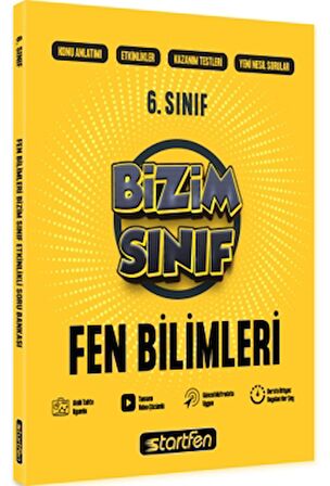 6. Sınıf Bizim Sınıf Fen Bilimleri Etkinlikli Soru Bankası