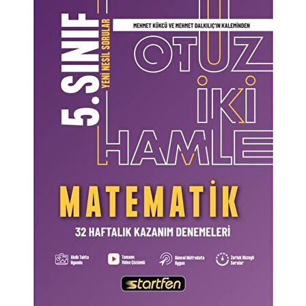 STARTFEN 5.SINIF MATEMATİK 32 HAMLE HAFTALIK KAZANIM