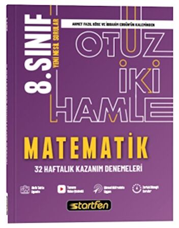 8. Sınıf Matematik 32 Hamle Kazanım Denemeleri