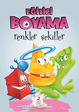 Eğitici Öğretici Boyama - Renkler Şekiller