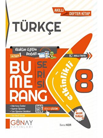 Günay  8.Sınıf Bumerang Etkinlikli Türkçe