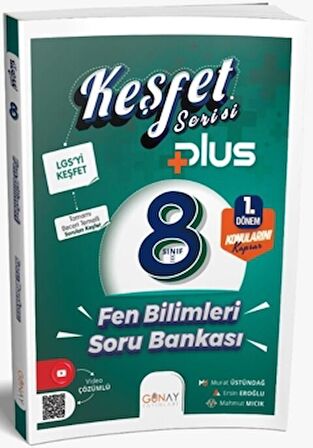 8. Sınıf Keşfet Plus Serisi Fen Bilimleri 1. Dönem Soru Bankası