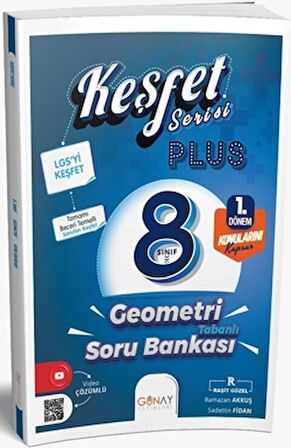 8. Sınıf Geometri 1. Dönem Keşfet Plus Soru Bankası