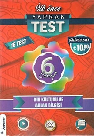 6. Sınıf Din Kültürü ve Ahlak Bilgisi Yaprak Test
