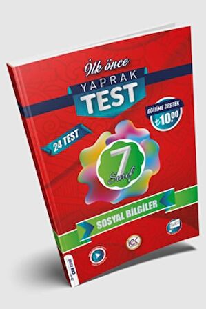 7. Sınıf Sosyal Bilgiler Yaprak Test