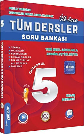 5. Sınıf Tüm Dersler Soru Bankası İlk Önce Yayıncılık