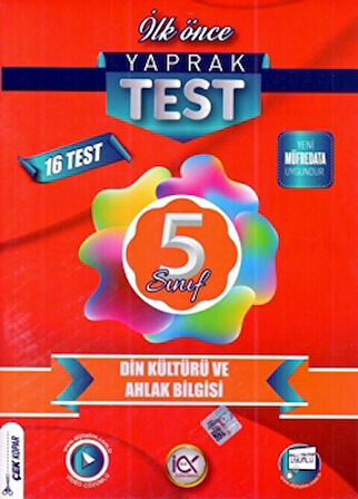 5. Sınıf Din Kültürü ve Ahlak Bilgisi Yaprak Test
