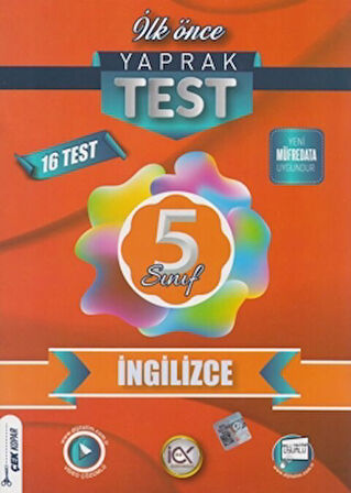 5. Sınıf İngilizce Yaprak Test
