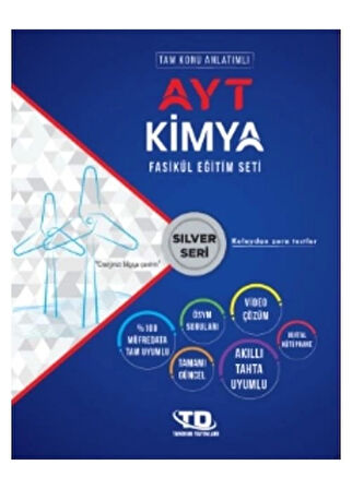 Tandem Yayınları Silver Seri Tam Konu Anlatımlı AYT Kimya Fasikül Eğitim Seti