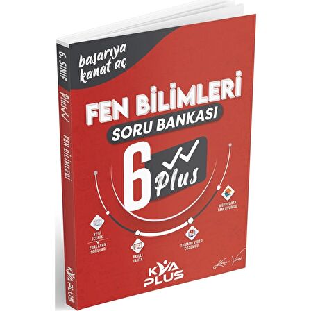 KVA Yayınları 6. Sınıf Fen Bilimleri Plus Serisi Soru Bankası Yeni