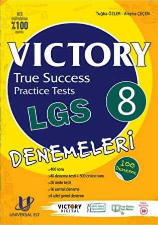 8.Sınıf LGS Vıctory True Success Practıce Test Lgs Denemeler