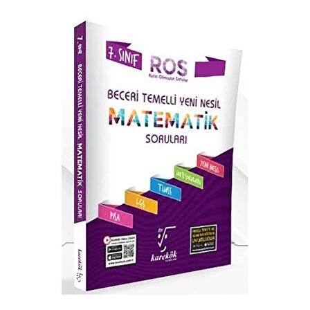 7. Sınıf Beceri Temelli ROS Matematik Soruları