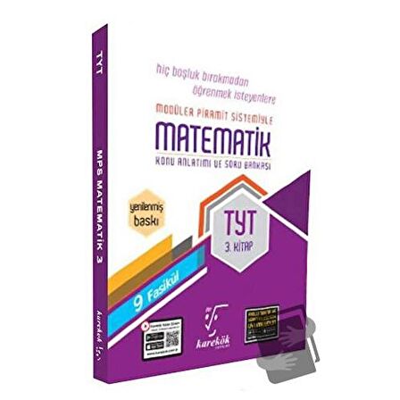 2024 TYT Matematik Konu Anlatımı ve Soru Bankası 3. Kitap