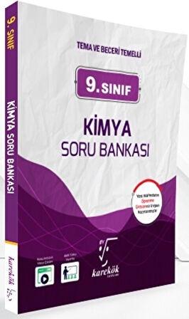 Karekök Yayınları 9. Sınıf Kimya Soru Bankası