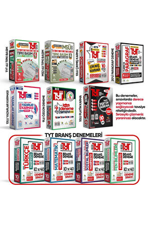 2025 Yks Tyt Türkçenin Manifestosu Branş Deneme Paketi 10lu Dijital Çözümlü