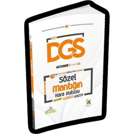 2023 DGS Sözel Mantığın Kara Kutusu Konu Özetli Dijital Çözümlü ÖSYM Çıkmış Soru Havuzu Bankası