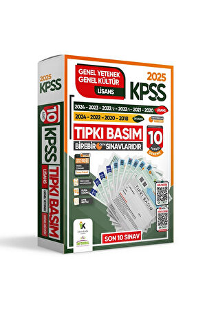 2025 Kpss Genel Yetenek-genel Kültür Çıkmış Soru Tıpkı Basım 10lu Deneme Paketi Tg Dijital Çözümlü