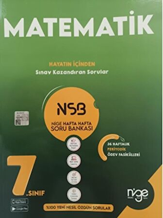 7. Sınıf matematik NSB Hafta Hafta Soru Bankası