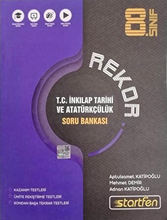 8. Sınıf T.C. İnkılap Tarihi ve Atatürkçülük Rekor Soru Bankası