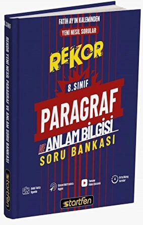 8. Sınıf Paragraf ve Anlam Bilgisi Rekor Soru Bankası