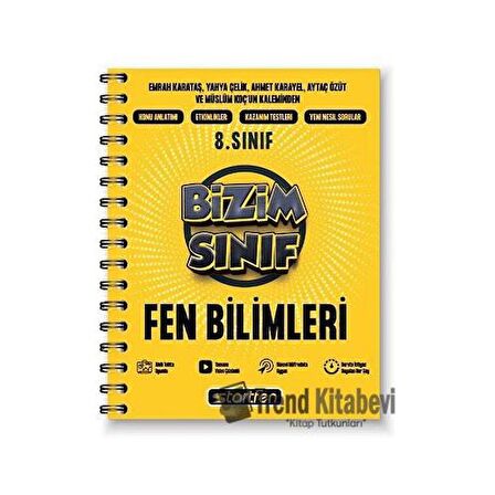 8. Sınıf Fen Bilimleri Bizim Sınıf Defter