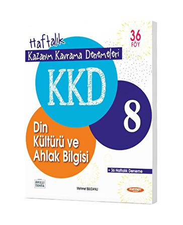 KKD 8. Sınıf Din Kültürü Ve Ahlak Bilgisi Haftalık Kazanım Kavrama Denemeleri
