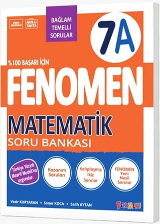 7. Sınıf Matematik A Fenomen Soru Bankası Fenomen Okul Yayınları