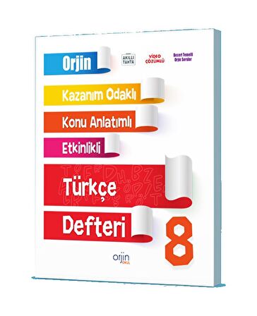 Orjin 8. Sınıf Türkçe Defteri
