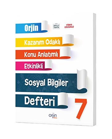 7. Sınıf Sosyal Bilgiler Akıllı Defter