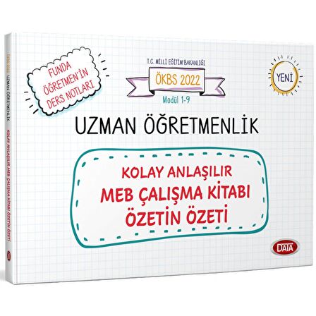 Uzman Öğretmenlik Kolay Anlaşılır MEB Çalışma Kitabı Özetin Özeti