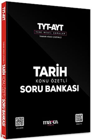 2024 TYT - AYT Tarih Konu Özetli Yeni Nesil Soru Bankası Tamamı Video Çözümlü