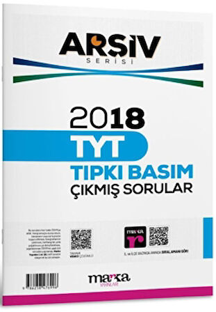 2018 TYT Arşiv Serisi Tıpkı Basım Çıkmış Sorular Tamamı Video Çözümlü