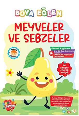 Boya Eğlen – Meyveler ve Sebzeler