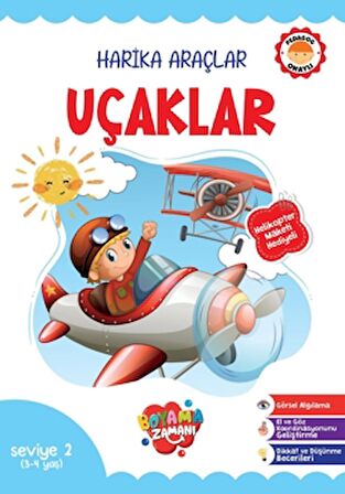 Harika Araçlar - Uçaklar Seviye 2 (3-4 Yaş)