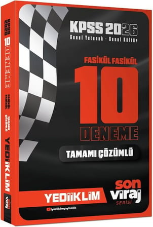 2026 KPSS Son Viraj Serisi GY GK Tamamı Çözümlü 10 Fasikül Deneme Yediiklim Yayınları