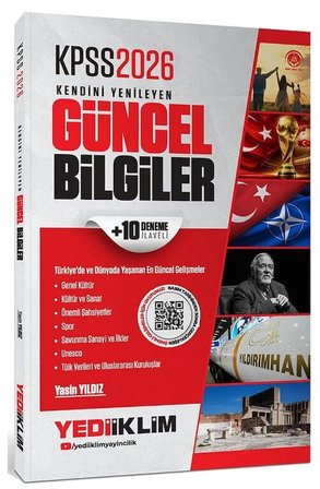 Yediiklim 2026 KPSS Kendini Yenileyen Güncel Bilgiler (10 Deneme İlaveli) - Yasin Yıldız Yediiklim Yayınları